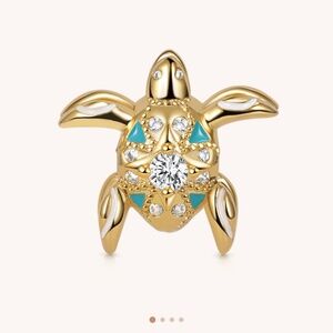 Gold Turtle Charm